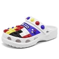 thumbnail image 1 of Kids Clogs Boys Girls Garden Shoes Slip on Kids Slides Sandals Funny Lightweight Beach Slippers, 1 of 6
