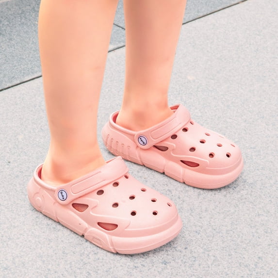 Kids Clogs Breathable Lightweight Quick-Dry Garden Shoes Non- Summer Beach Sandals for Boys and Girls