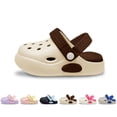 thumbnail image 1 of Kids Clogs Cartoon Color Block Summer Non Clogs Unisex Garden Shoes for Boys & Girls Summer Sandals for Boys & Girls, 1 of 5