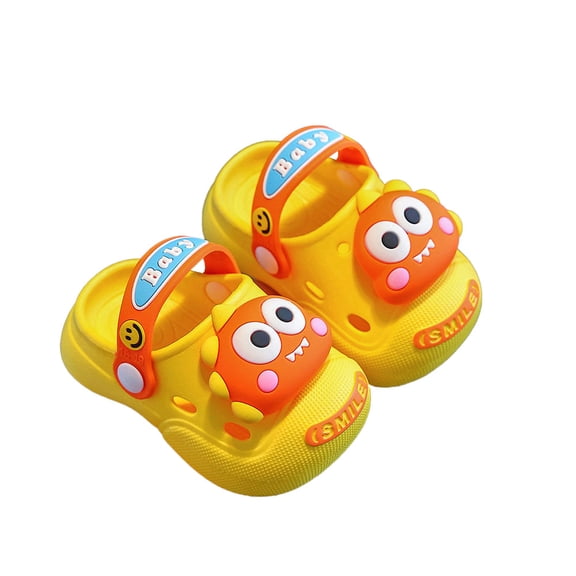 Kids Clogs Garden Shoes Girls Boys Lightweight Beach Pool Shower Slip On Toddler Slippers Cartoon Children Summer Sandals