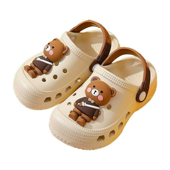 Kids Clogs Garden Shoes Girls Boys Lightweight Beach Pool Shower Slip On Toddler Slippers Cartoon Children Summer Sandals