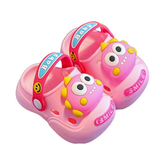 Kids Clogs Garden Shoes Girls Boys Lightweight Beach Pool Shower Slip On Toddler Slippers Cartoon Children Summer Sandals