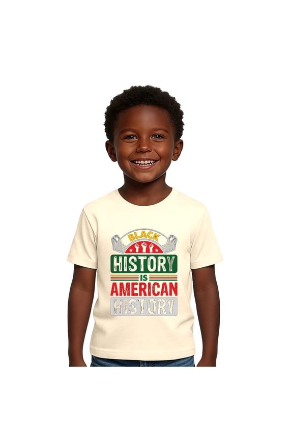 Kids Clothes Boys , Graphic T Shirts , 4t Tshirt Boys,Inspiring Heritage Celebration Educational Short Sleeve T-Shirt For Boys Daily Casual Wear