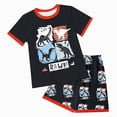 thumbnail image 1 of Kids Clothes Boys Toddler Baby Boy Set Spring Summer Cotton Elastic Print 18-24 Months 2t 3t 4t 5t 6t Tshirt Shorts T-Shirt with Solid 2Pcs Outfit Dinosaur Summer Pajamas Sleepwear Set, 1 of 4