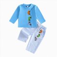 thumbnail image 1 of Kids Clothes Crewneck Graphic Sweatshirt & Jogger Pants Outfits, 1 of 7