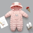thumbnail image 1 of Kids Clothes Cute Boys Girls Snowsuit Warm Cotton Down Winter Coats Hooded Zip Jumpsuit Bear Suit for Boys Girls, 1 of 6