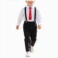 thumbnail image 1 of Kids Clothes Embroidery Long Sleeve Tops + Pant Sets, 1 of 5