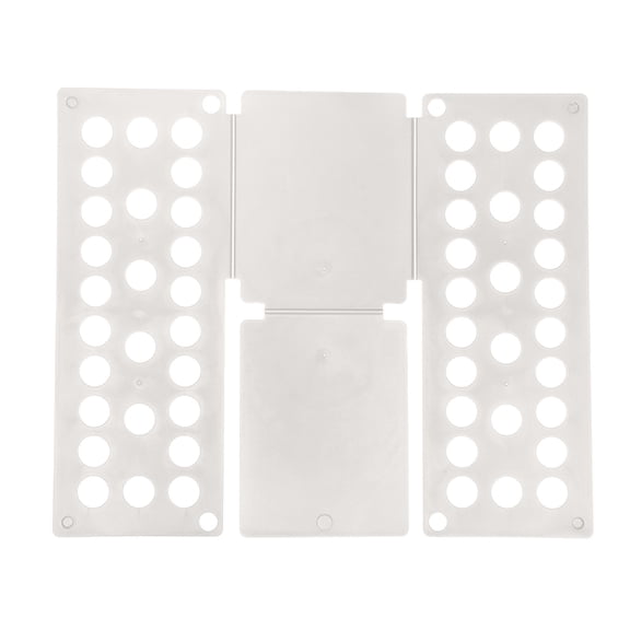 Kids Clothes Folding Board for Children Only (Up to 48"/120cm | Age 2-8 Ref), Foldable Laundry Organizer & Quick Clothes Folder for Home,White