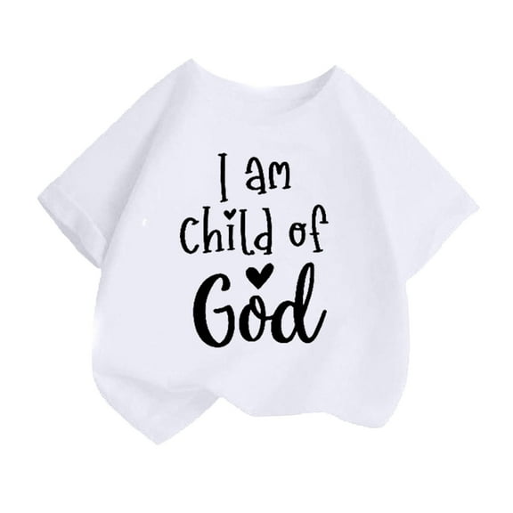 Kids Clothes For Girls Letter Girls Short Sleeve Tops Oversized Teen Summer Clothes Girls Size 6-8 Years Clothes Cute Girl Clothing