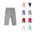 thumbnail image 1 of Kids Clothes Girl Pants Girls Athletic Shorts Capri Leggings Kids Running Pants Shorts Workout Tights Cropped Pants Shorts Pants, 1 of 6