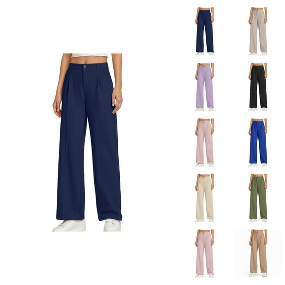 Kids Clothes Girl Pants Girls Dress Pants Wide Leg Pants For Girls Preppy Clothes Size 5 14 Years