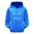 thumbnail image 1 of Kids Clothes Girls Child Toddler Boys Long Sleeve Cartoon Prints Warm Hoodie Pullover Tops Kids Outfits Sweat Suit For Daily Playground, 1 of 5