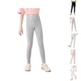 thumbnail image 1 of Kids Clothes Girls Pants Girls Girls' Underpants Summer Thin Style Children's High Waist 9/10 Length Pants Leggings Long Pants For Children, 1 of 5