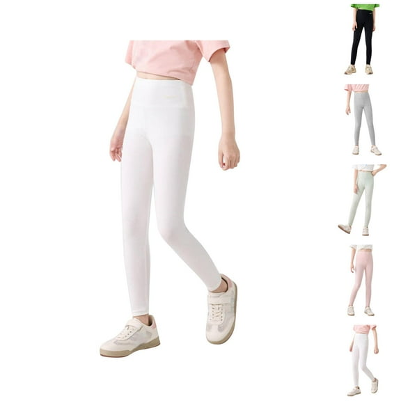 Kids Clothes Girls Pants Girls' Underpants Summer Thin Style Children's High Waist 9/10 Length Pants Leggings Long Pants For Children