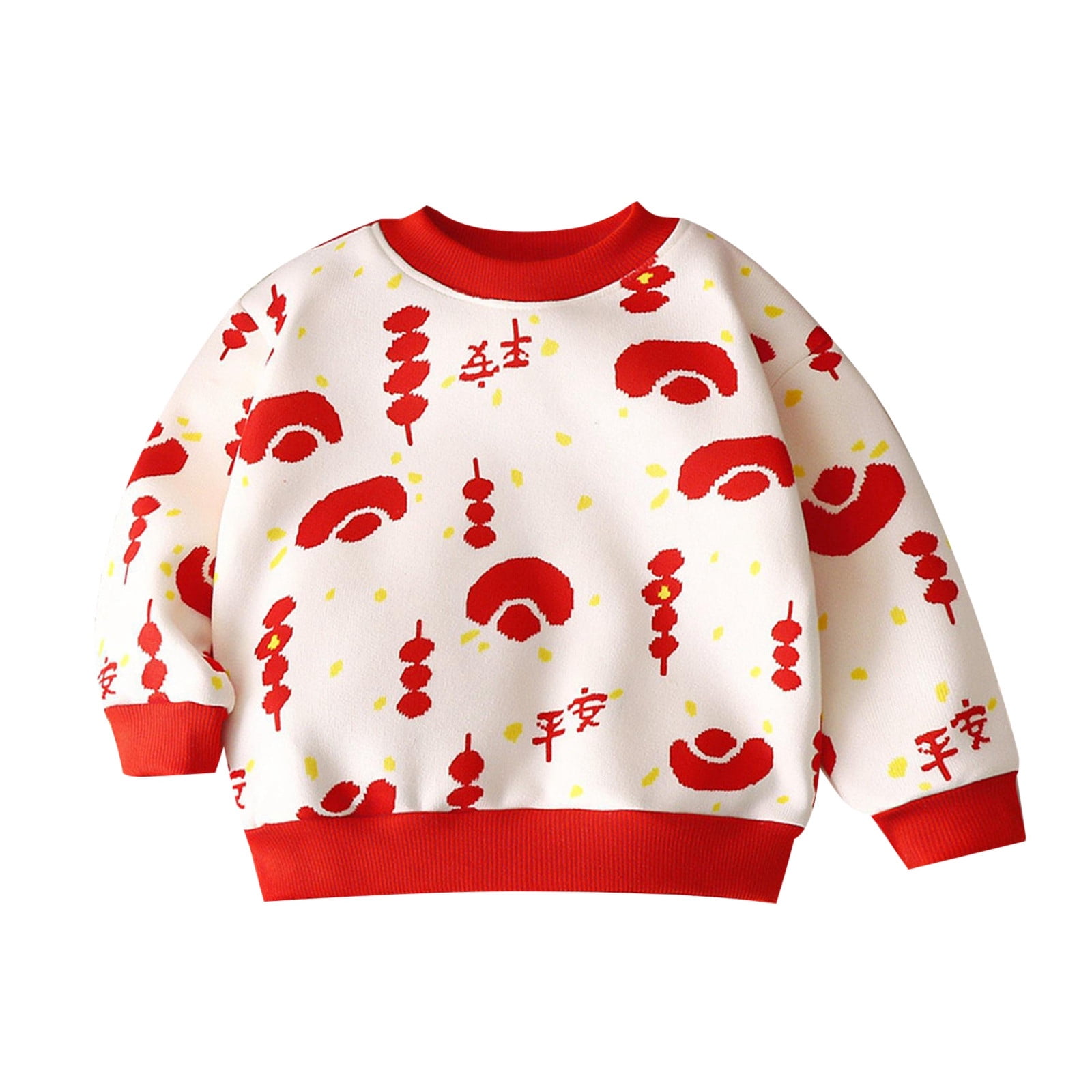 Kids Clothes Girls Sweatshirt Toddler Baby Girl Boy Knit Sweater Round