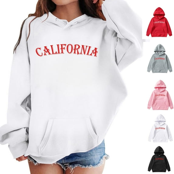 Kids Clothes Graphic Casual Workout Oversized Long Sleeve Sweaters Pullover Sweatshirt, 9-10 Years