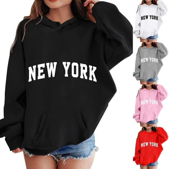 Kids Clothes Graphic Casual Workout Oversized Long Sleeve Sweaters Pullover Sweatshirt, 9-10 Years