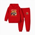 thumbnail image 1 of Kids Clothes Long Sleeve Pullover Colorblock Sweatshirt + Pants Fall Winter Outfit Set, 1 of 6