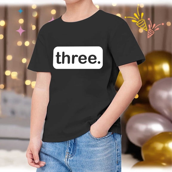 Kids Clothes for Girls Black Printed Short Sleeve Shirt for Girls Trendy Cute Summer Tops for Teen Girls Girls Outfits 3-4 Years