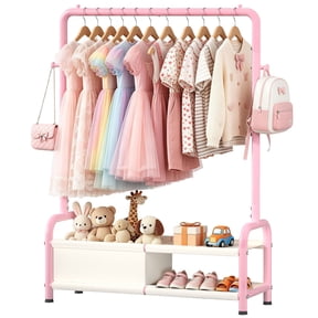 Kids Wardrobe Rack for Organized Storage