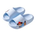 thumbnail image 1 of Kids Cloud Slides Boys Girls Cartoon Outdoor Slippers Nonslip Summer Beach Pool Shoes Comfy Thick Sole Slip on Sandals Light Blue 1.5 Big Kid, 1 of 7