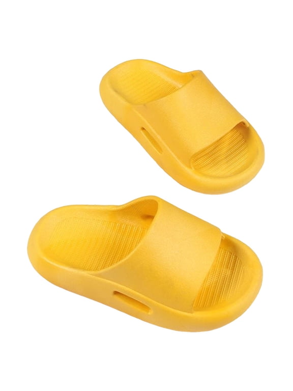 Kids Cloud Slides Boys Girls Shower Slippers Slip on Slide Sandals Non-slip Summer Beach Pool Shoes Size for US