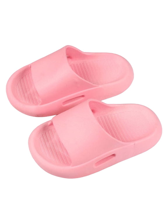 Kids Cloud Slides Boys Girls Shower Slippers Slip on Slide Sandals Non-slip Summer Beach Pool Shoes US Size