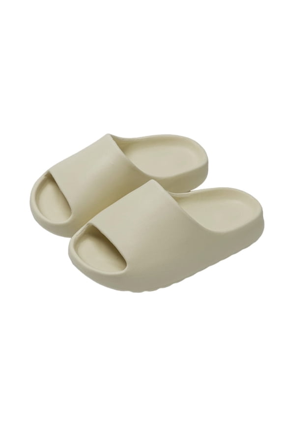 Kids Cloud Slides for Girls Boys, Non-Slip Thick Sole Pillow House Slippers Bathroom Shower Open Toe Toddler Sandals Indoor Outdoor Slipper Comfortable Lightweight