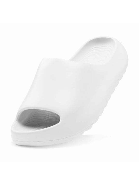 Kids Cloud Slides Slippers For Girls Boys,Pillow House Slippers Non-Slip Super Soft Quick Drying Shower Cushioned Slides Bathroom Thick Sole Sandals Indoor Outdoor Slippers