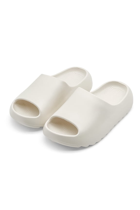 Kids Cloud Slides Slippers for Boys Girls Open Toe Comfy Soft Sandals Summer Non-Slip Beach Bathroom Shower Toddler Slippers Indoor Outdoor