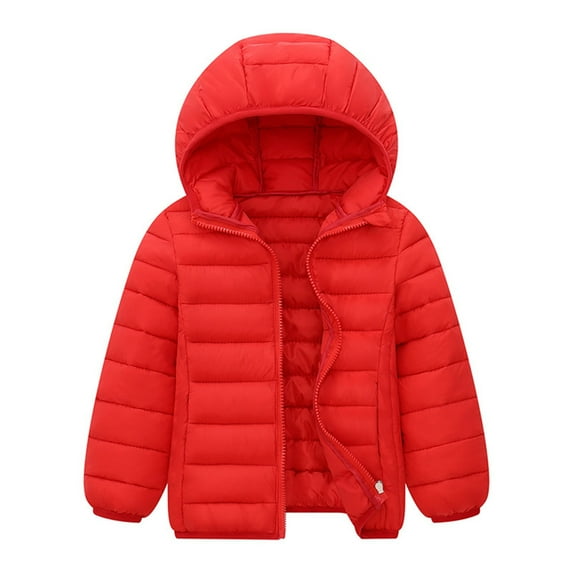 Boys Coat Boy Winter Coat with Pocket Zip up Warm Windproof Outerwear Coats for Teen Boys 2-3 Years