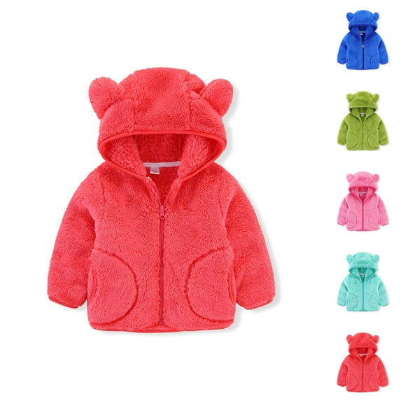 Kids Coat Girls Jacket Toddler Kids Baby Girl Boy Jacket Children's Hooded Winter Coat Outerwear