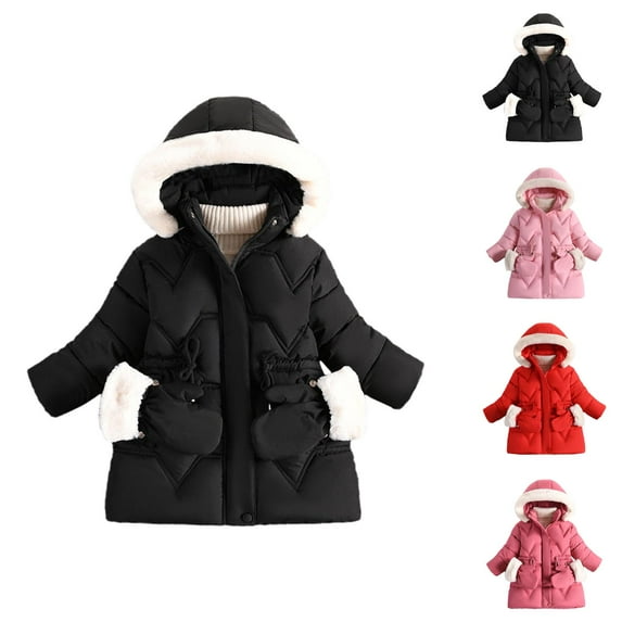 Kids Coat Girls Lightweight Jacket Kids Winter Snow Coat For Girl Clothes Jacket Padded Outfit Child Outwear