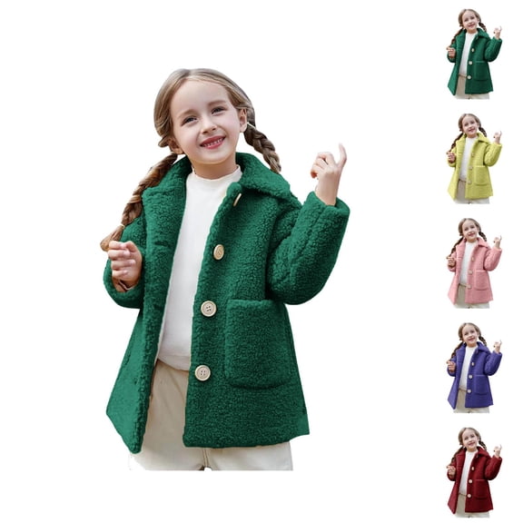 Kids Coat Jacket for Girls Toddler Baby Girls Long Coat Tollder Kids Winter Jacket Warm Outwear Clothes