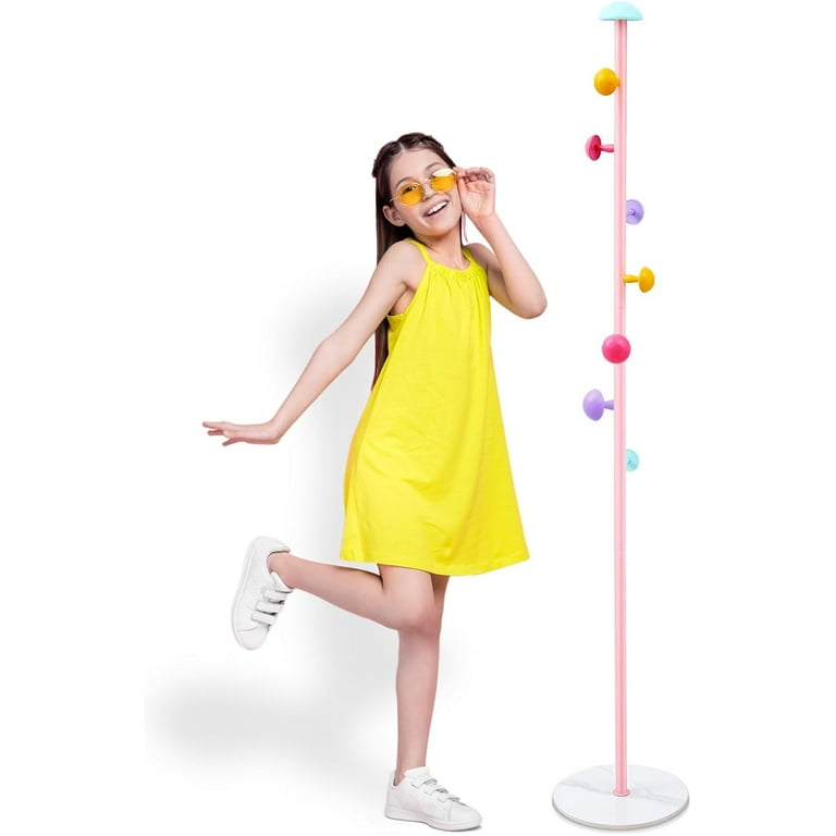 Kids Coat Rack Mushroom Coat Racks for Kids Standing Coat Rack Tree with Sturdy Round Base Coat Hanger Stand Room Small Hall Kid Coat Rack for Clothes Hat Bag Walmart