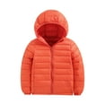 thumbnail image 1 of KTMKH Kids Coat Winter Jacket Girls Boys Hooded Soild Toddler Outwear Windproof Warm Girls Coat Jacket For 18-24 Months, 1 of 5