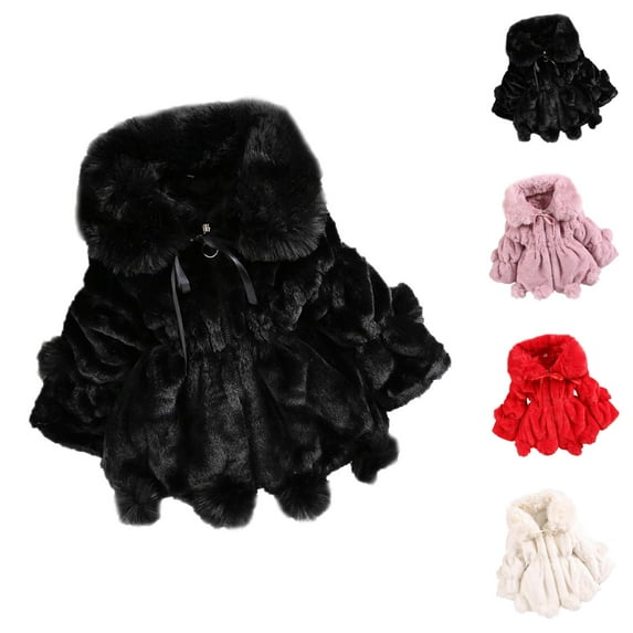 Kids Coats Girls' Outerwear Jackets & Coats Kids Toddler Baby Girls Winter Warm Thick Solid Long Sleeve Clothes Coat Jacket