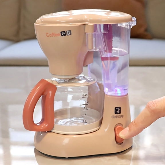 Kids Coffee Machine Kitchen Playset  Pretend Play Simulation Dining & Food Set, Role Play Game Room Decor, Perfect Birthday Halloween Thanksgiving Christmas Gift for Toddlers