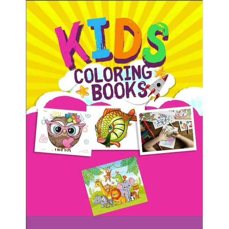 Teen Coloring Book: Cute Coloring Book for Teen Girls (Large Print /  Paperback)