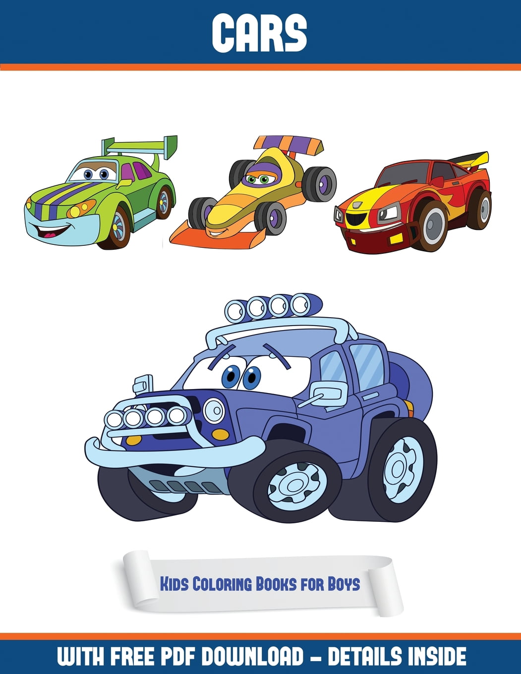 Coloring Books for Boys Cars & Trucks: Awesome Cool Cars And Vehicles: Cool  Cars, Trucks, Bikes and Vehicles Coloring Book For Boys Aged 6-12 -  Carrigleagh Books - 9781678597320