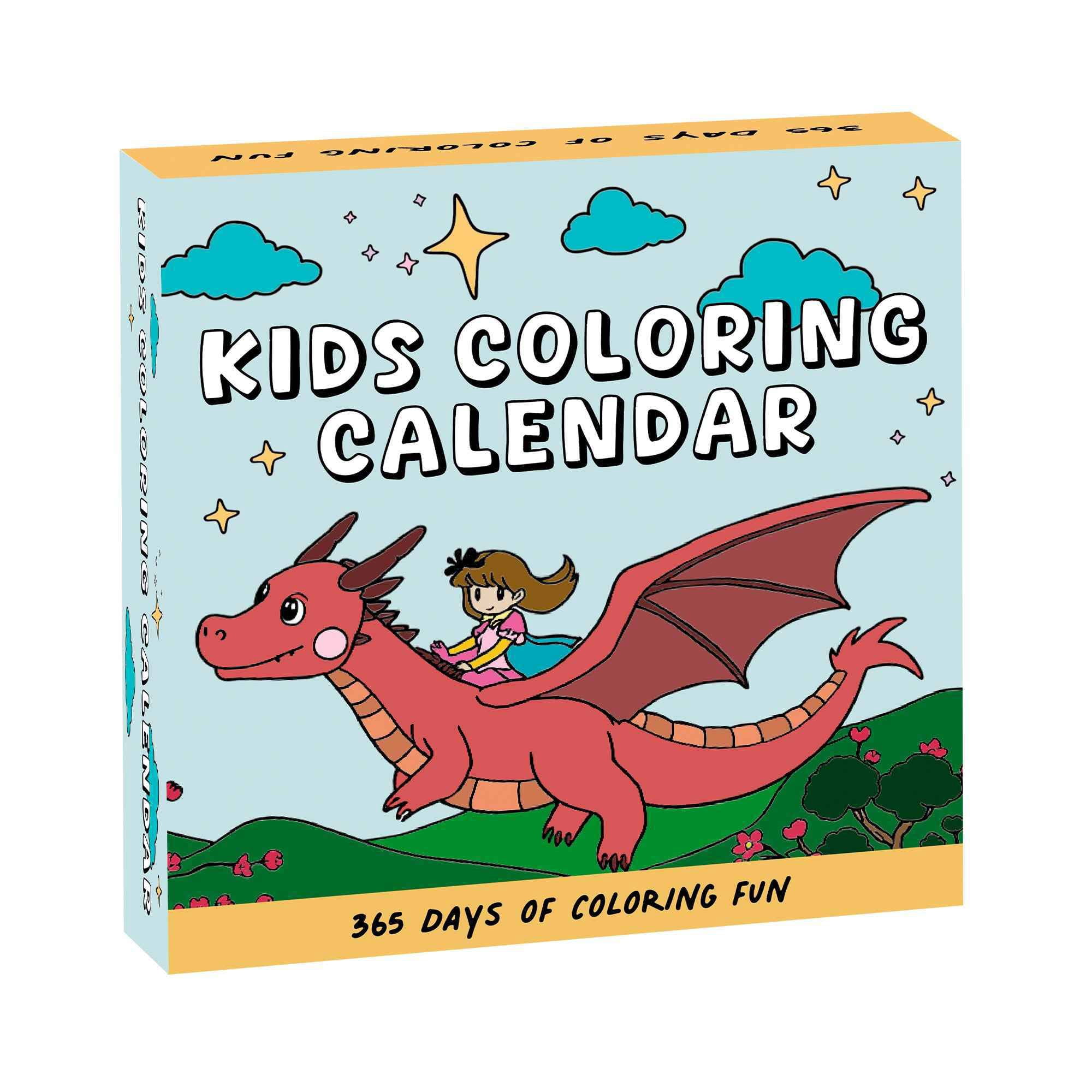 Kids Coloring Calendar - Walmart.com