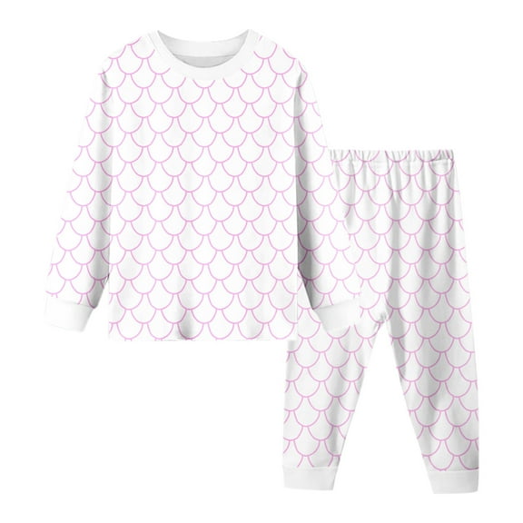 Kids Coloring Pajamas Kid DIY Homewear Set Long Sleeve Top with Pajamas Pants Funny Cute Cartoon Print Cotton Kids Pjs You Can Color with Markers Christmas Pajamas for Boys 8-9 Years