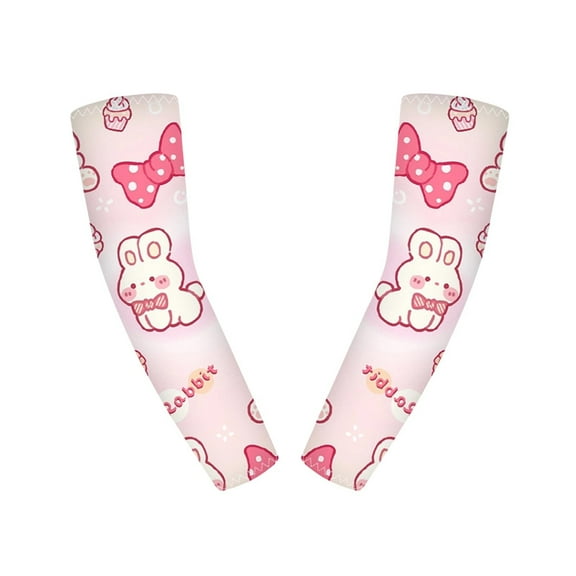 Kids Comfy Sun Sleeves Girls Youth Arm Sleeve UV Protection Breathable Sleeves Volleyball