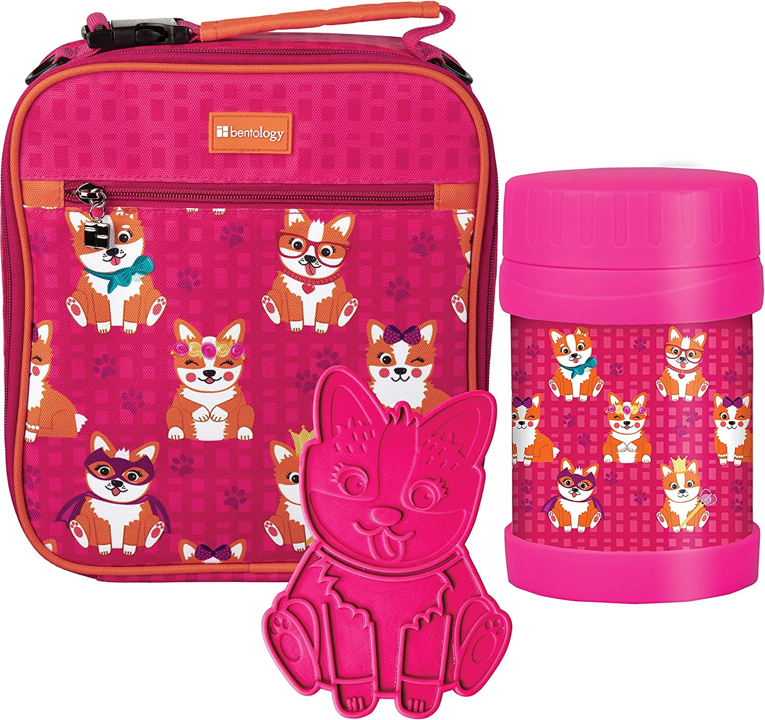 Bento Box with Insulated Lunch Bag, Ice Pack & Water Bottle Set for Kids -  5 Lea 711181213201