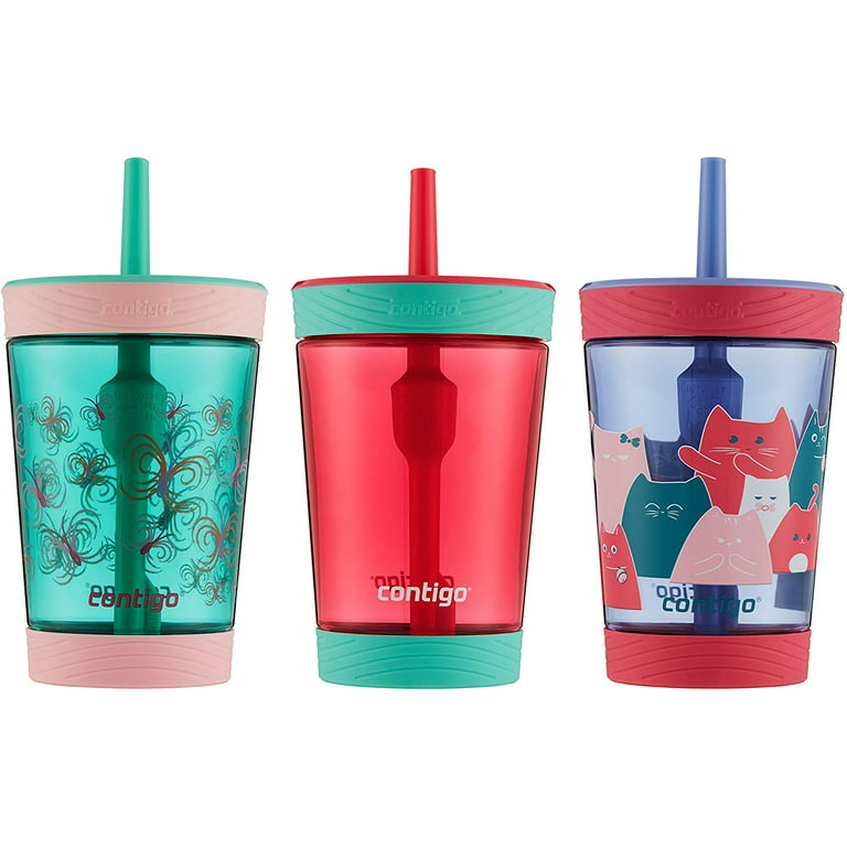 Contigo Spill-Proof Kids Tumbler with Straw, 3-Pack
