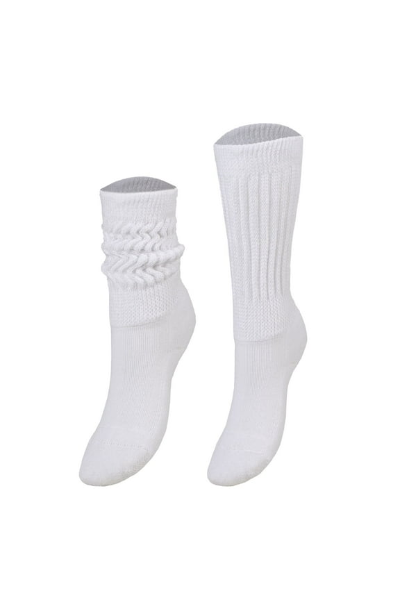 Kids' Convertible Knee Socks (1 Pair) - Stretchy Cotton Blend Socks for Girls & Boys Ages 3-15