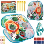 XUEYU Upgraded 3 in 1 Animal Bean Bag Toss Game for Kids, Outdoor Family Party Supplies, Ideal Gift for Birthday Christmas for Boys Girls Ages 3 4 5 6