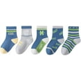 thumbnail image 1 of Kids Cotton Crew Socks - 5 Pairs of Cute and Cozy Ankle Socks for Boys – Warm and Breathable - Fits 1-12 Years Old, 1 of 5