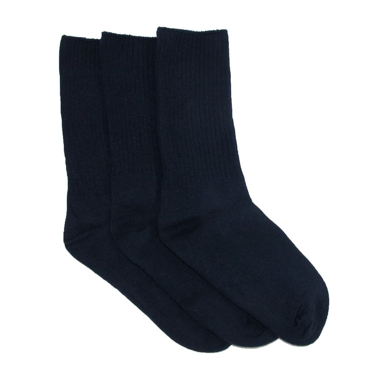 Kids Cotton Seamless Toe Casual Crew Sock Pack of 3 Walmart