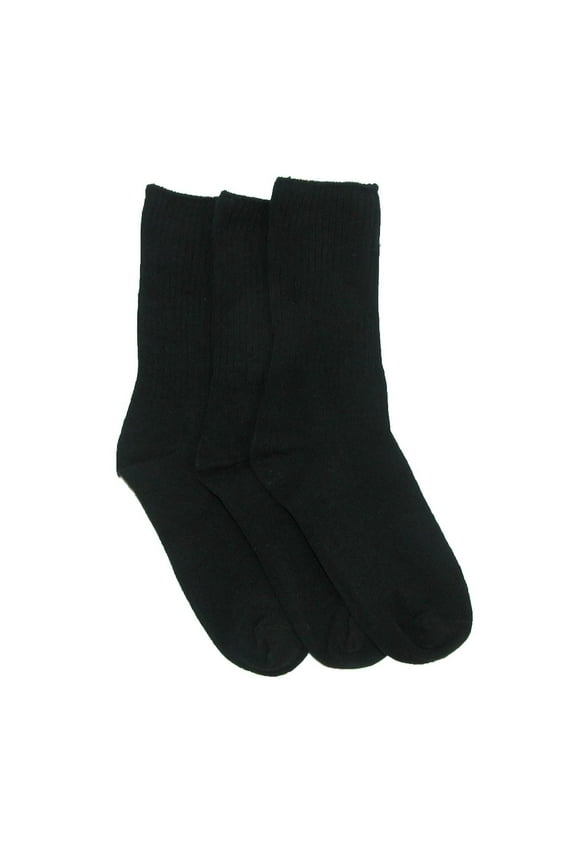 Kids' Cotton Seamless Toe Casual Crew Sock (Pack of 3)